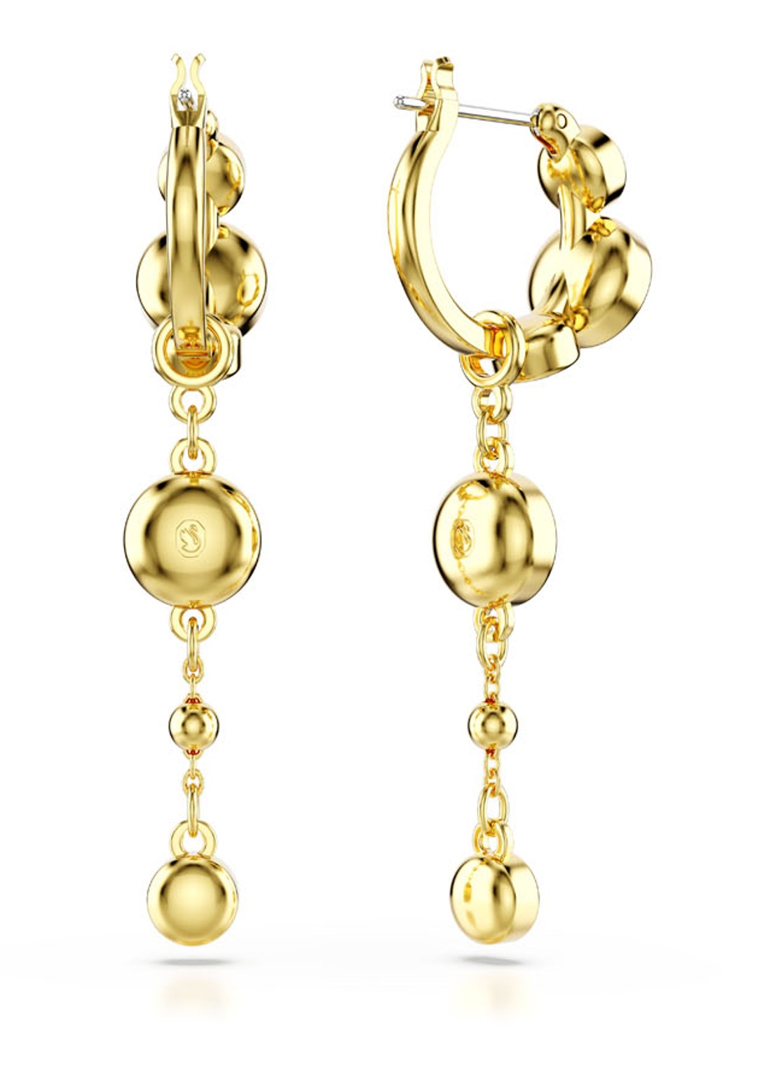 Swarovski Imber oorringen verguld  - detail 3 goud