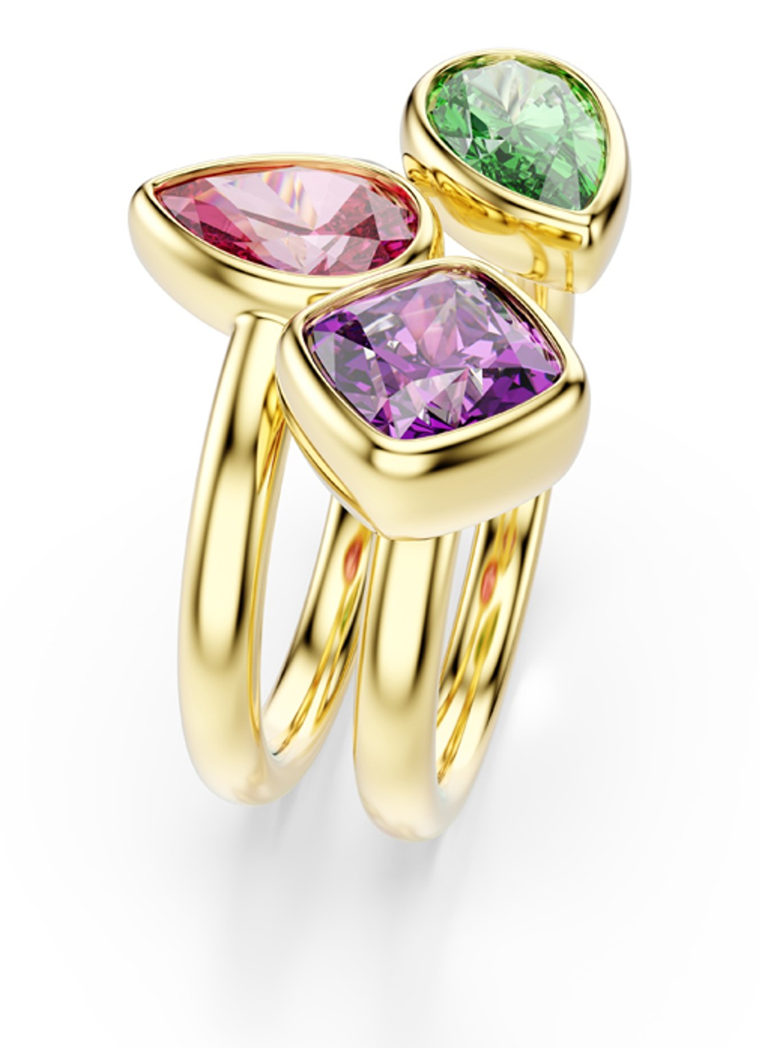 Swarovski Imber ring verguld 60 - detail 3 goud