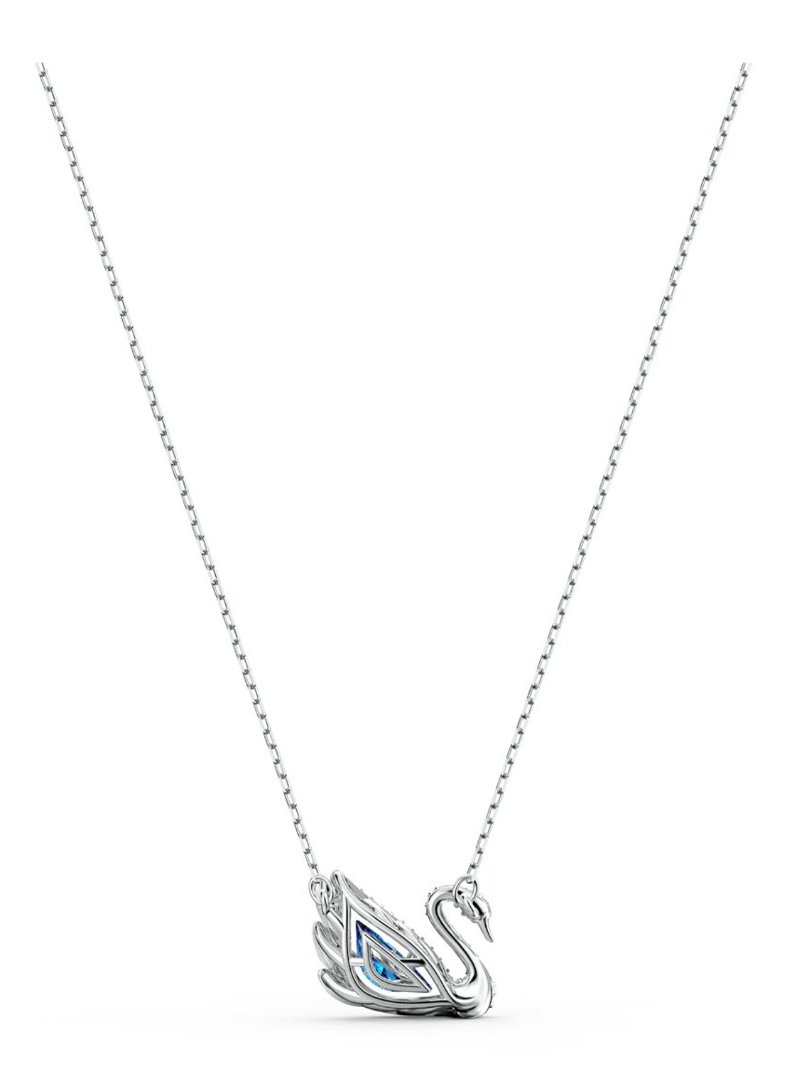 Swarovski Ketting met kristal - detail 4 zilver
