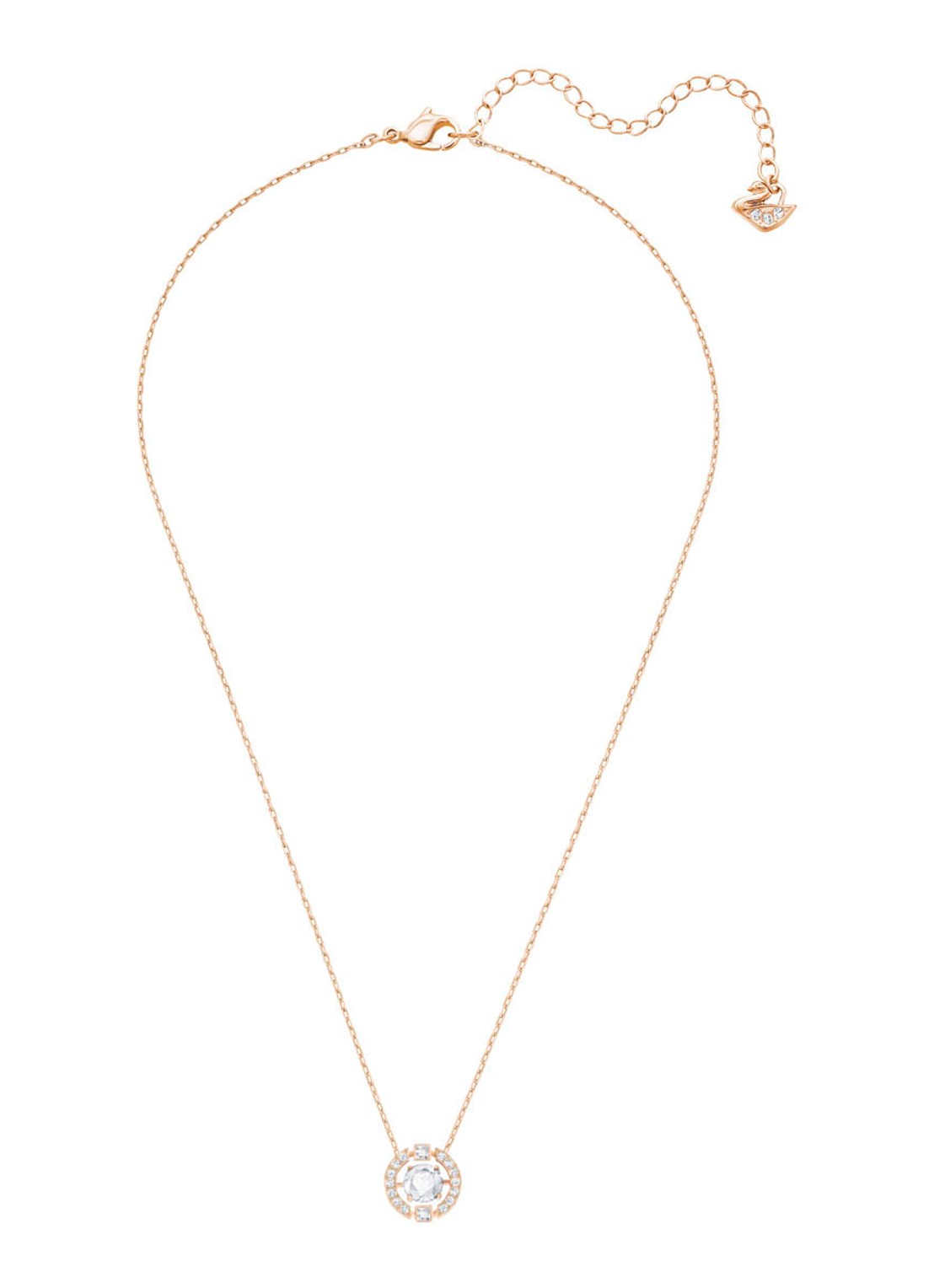 Swarovski Ketting Sparkling Dance - detail 3 roségoud