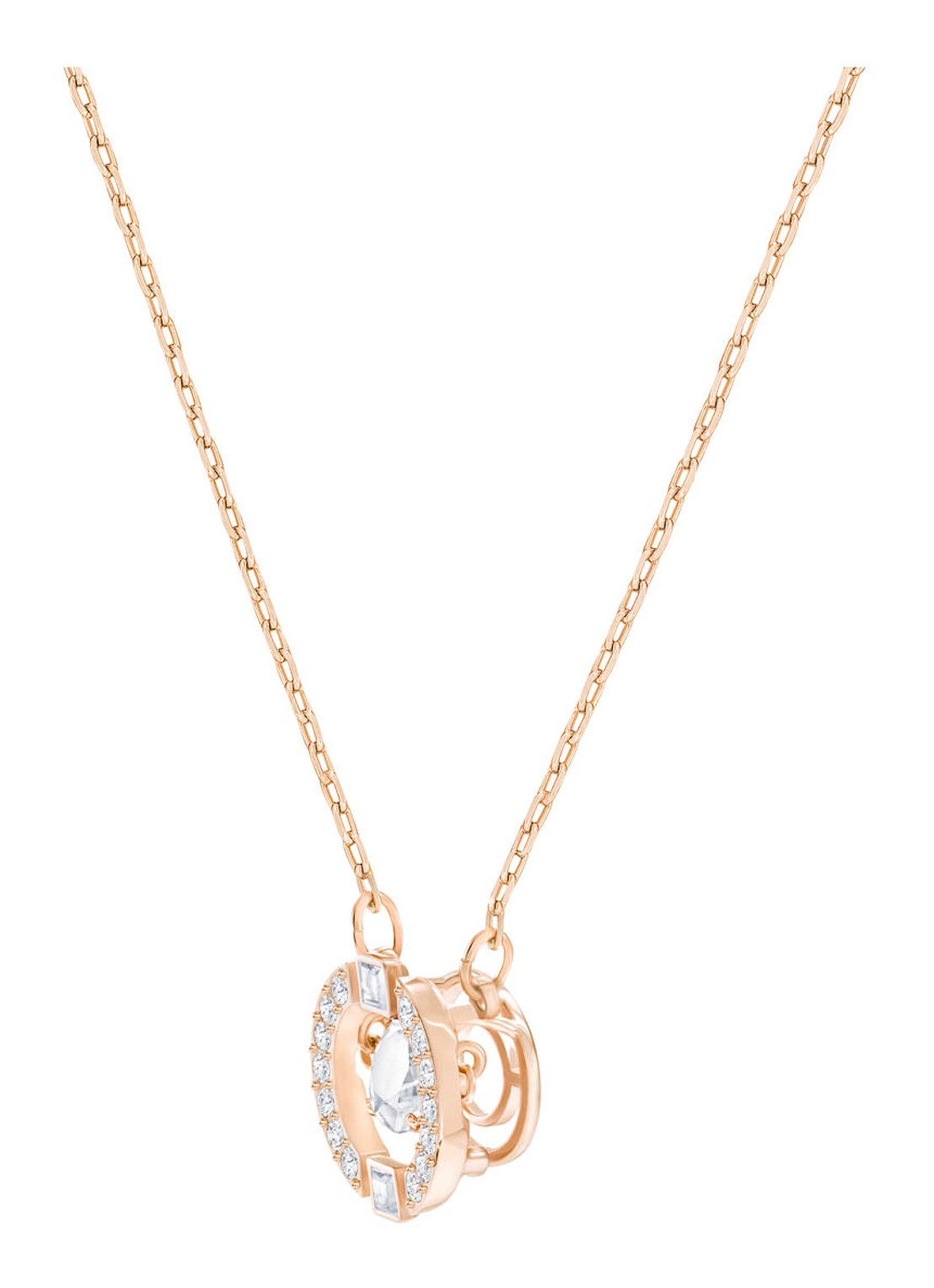 Swarovski Ketting Sparkling Dance - detail 4 roségoud