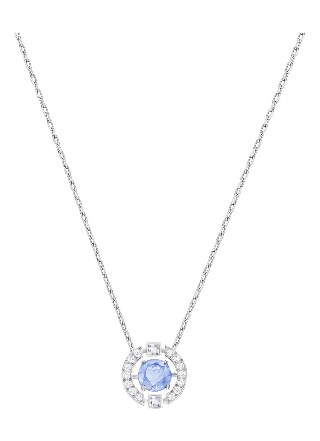 Swarovski Ketting Sparkling Dance - voorkant zilver