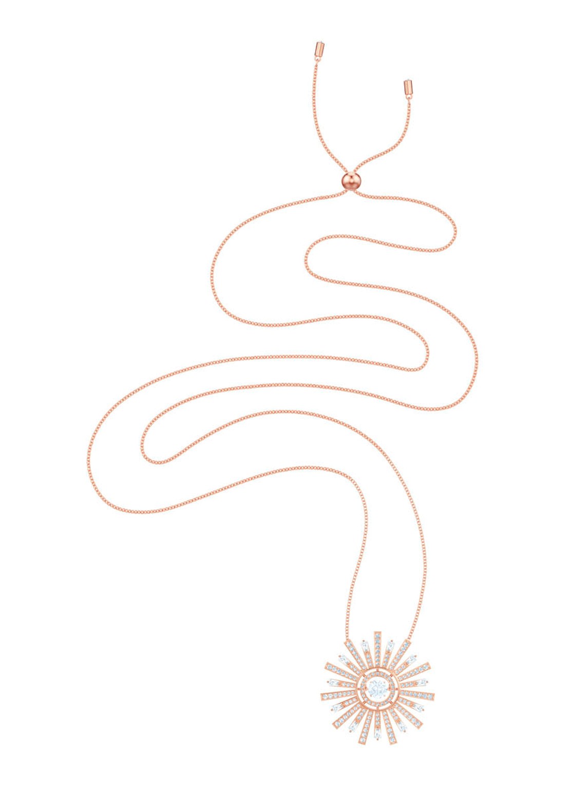 Swarovski Ketting Sunshine met kristal - detail undefined