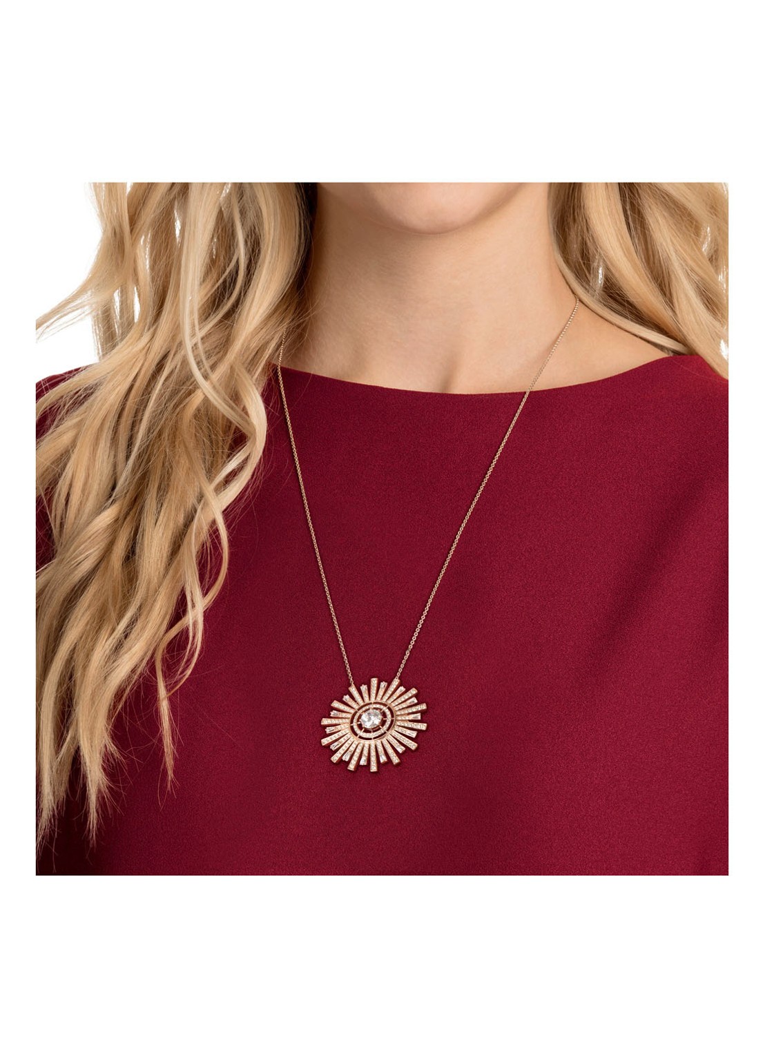 Swarovski Ketting Sunshine met kristal - voorkant 4 undefined