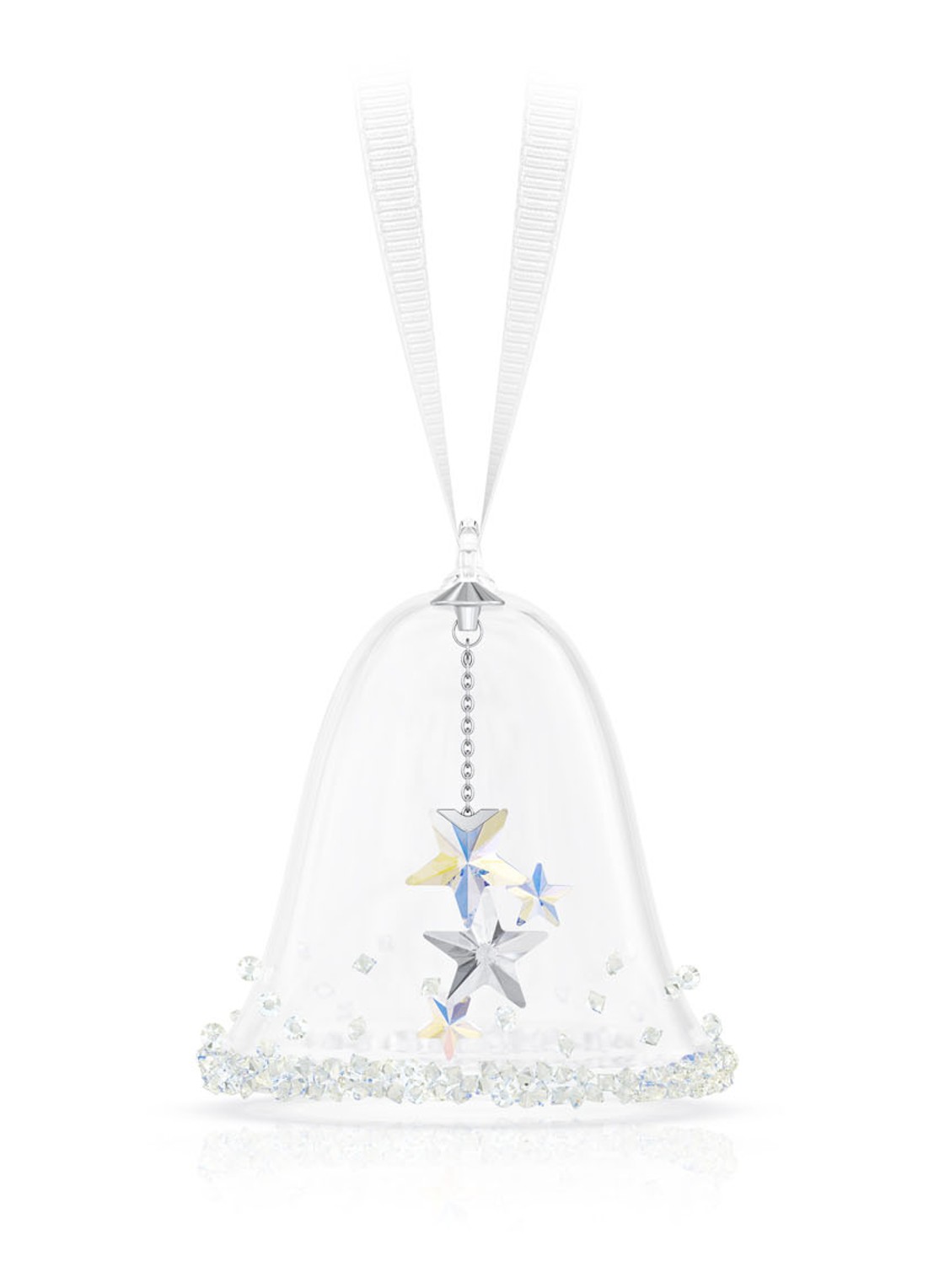Swarovski Magic Classics kersthanger 5 cm - voorkant 4 transparant