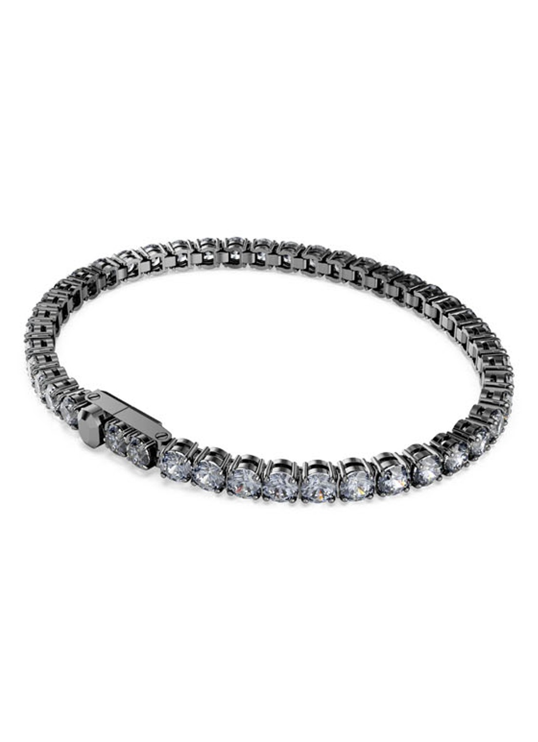 Swarovski Matrix armband met kristal L - detail 3 metallic