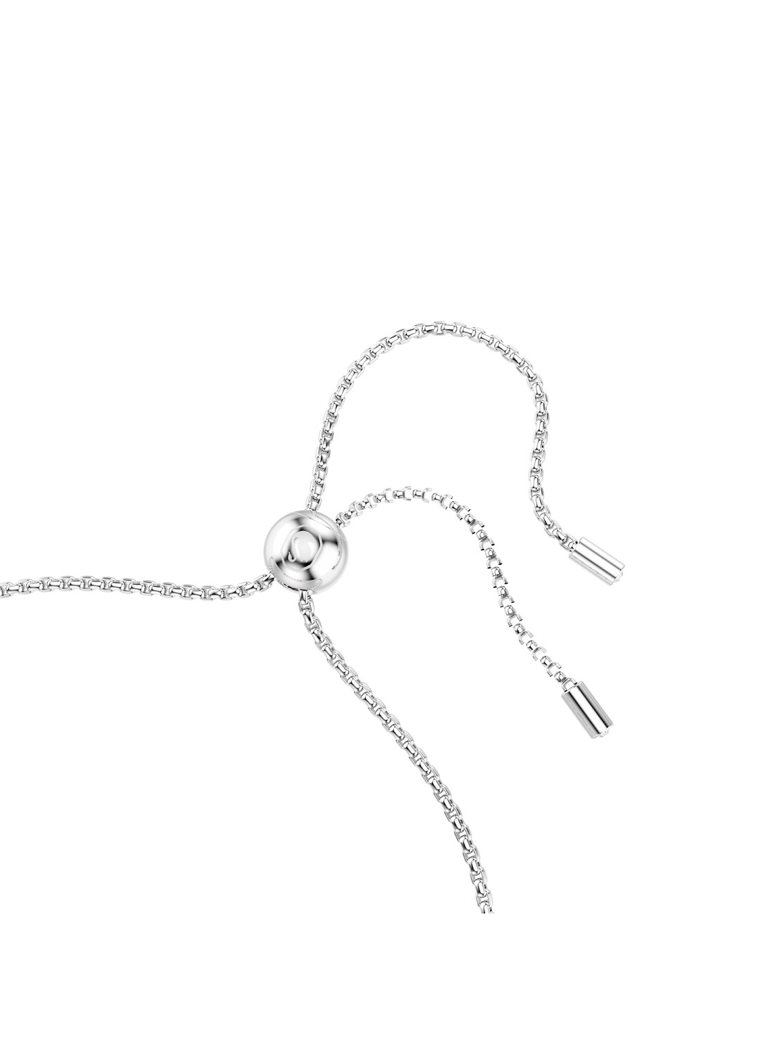 Swarovski Matrix armband met kristal - detail 2 zilver