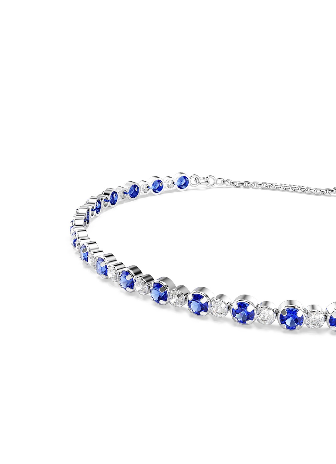 Swarovski Matrix armband met zirkonia M - detail 5 blauw