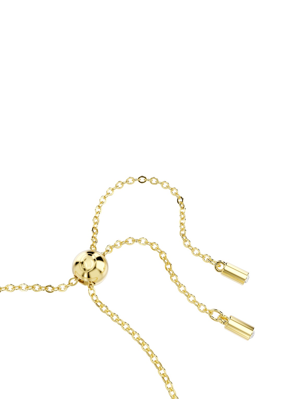 Swarovski Matrix armband met zirkonia M - detail 2 goud