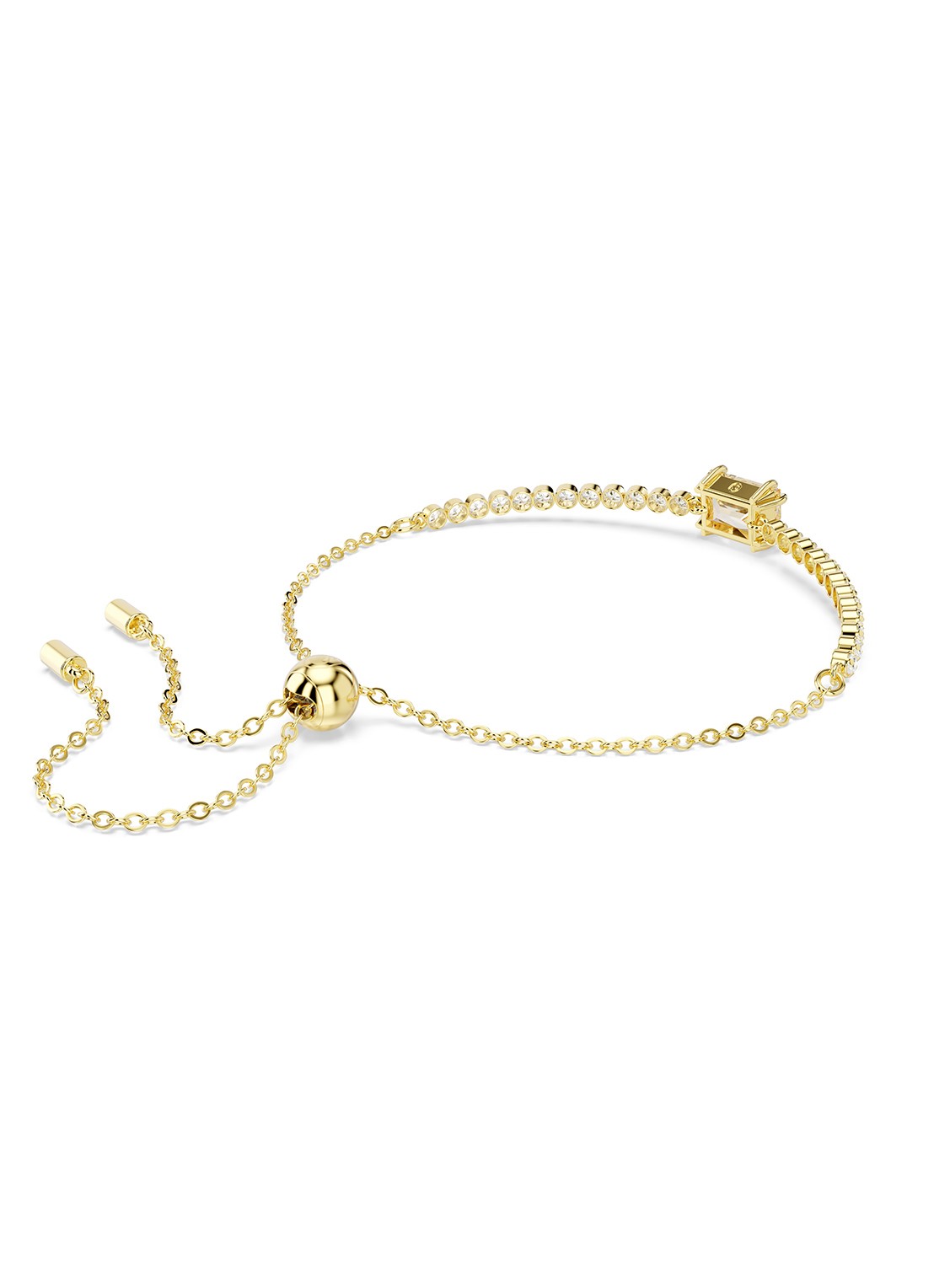 Swarovski Matrix armband met zirkonia M - detail 4 goud