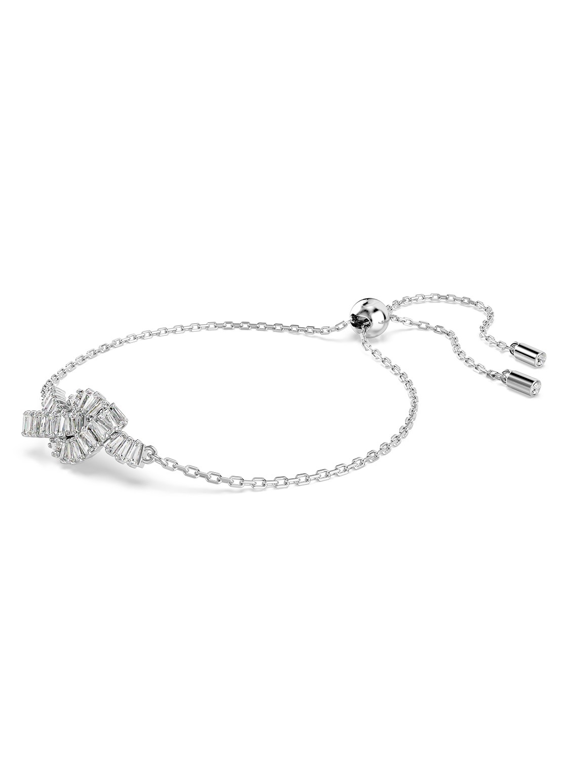 Swarovski Matrix armband met zirkonia M - detail zilver