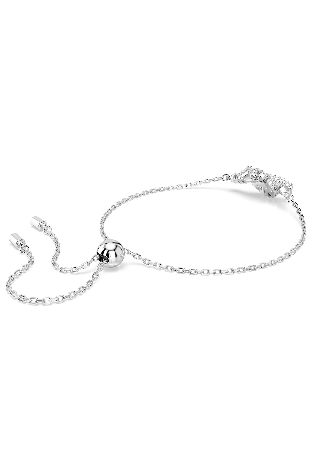 Swarovski Matrix armband met zirkonia M - detail 4 zilver