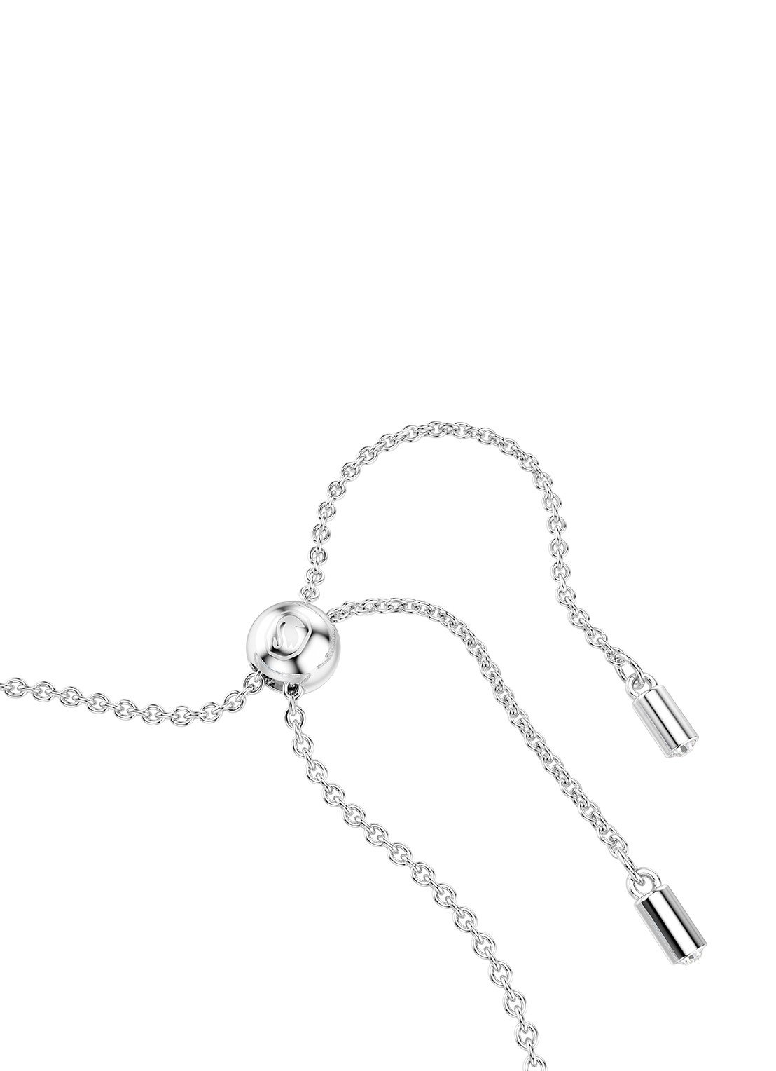Swarovski Matrix armband met zirkonia M - detail 2 zilver
