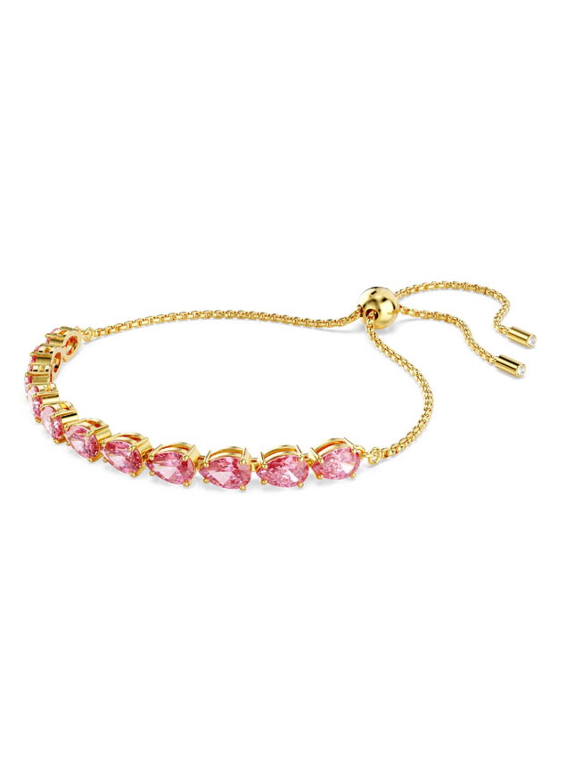 Swarovski Matrix armband verguld M  - detail 2 goud