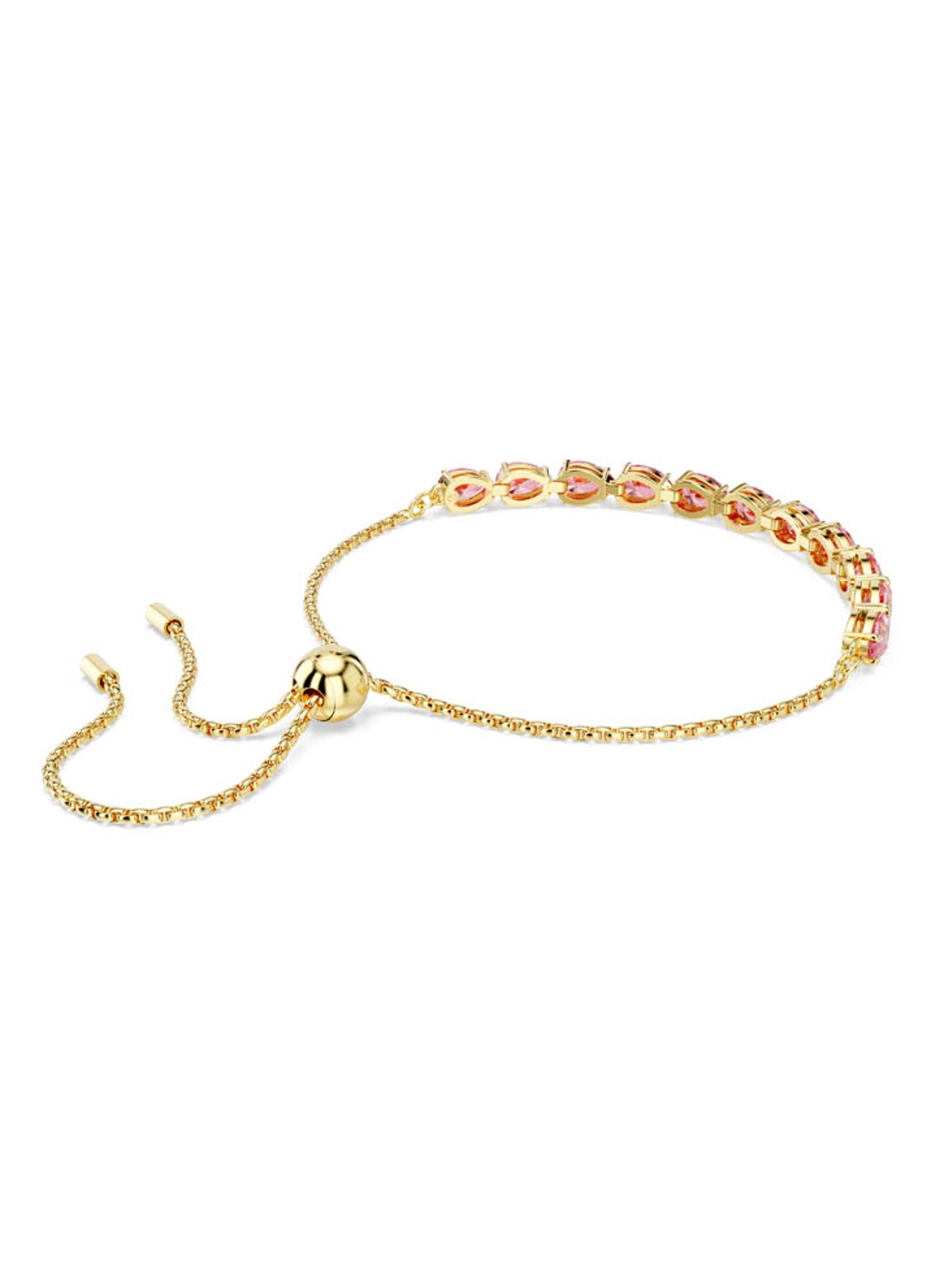 Swarovski Matrix armband verguld M  - detail 5 goud