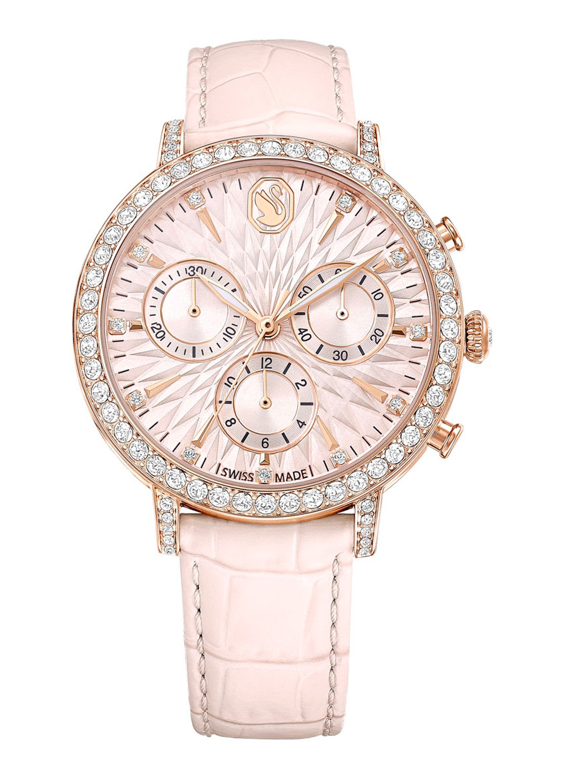 Swarovski Matrix Chrono horloge 5698300 - voorkant 2 roségoud