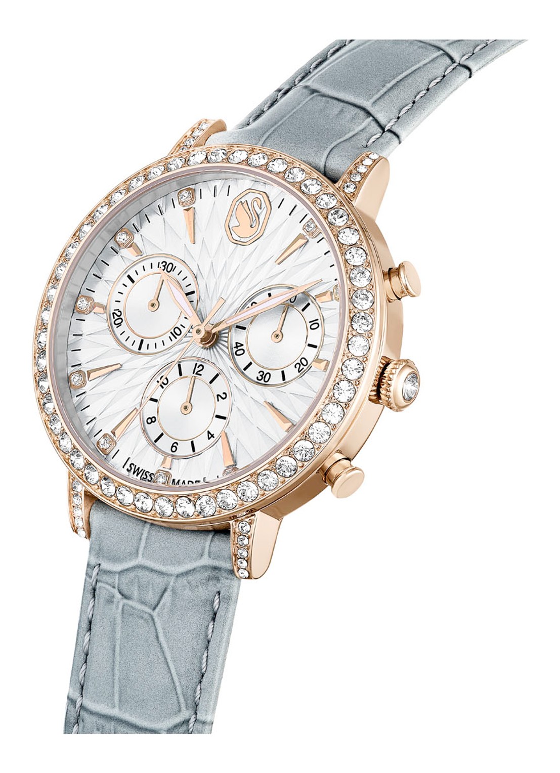Swarovski Matrix Chrono horloge 5702851  - detail 4 goud