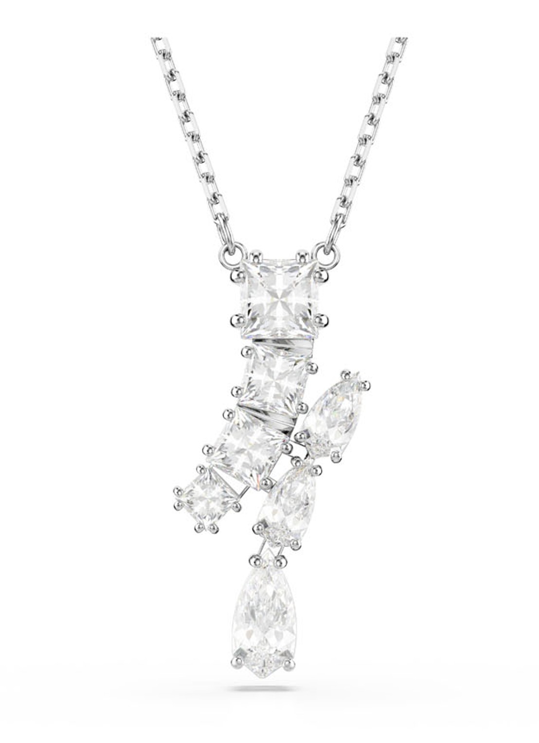 Swarovski Matrix hanger  - voorkant zilver