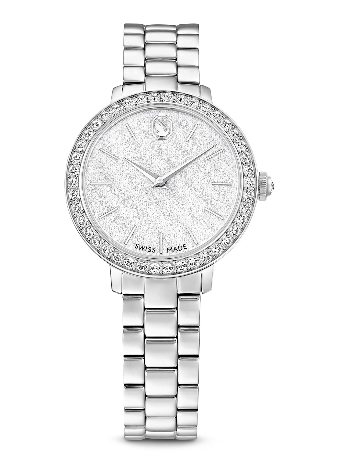 Swarovski Matrix horloge 5706182 - voorkant zilver