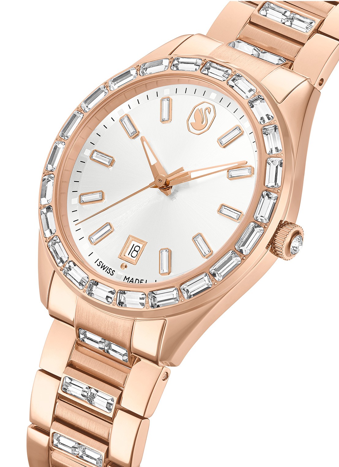 Swarovski Matrix horloge 5734659 - detail 5 roségoud