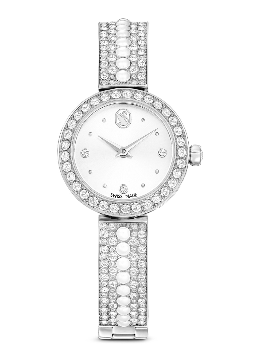 Swarovski Matrix horloge 5743680 - voorkant 6 zilver