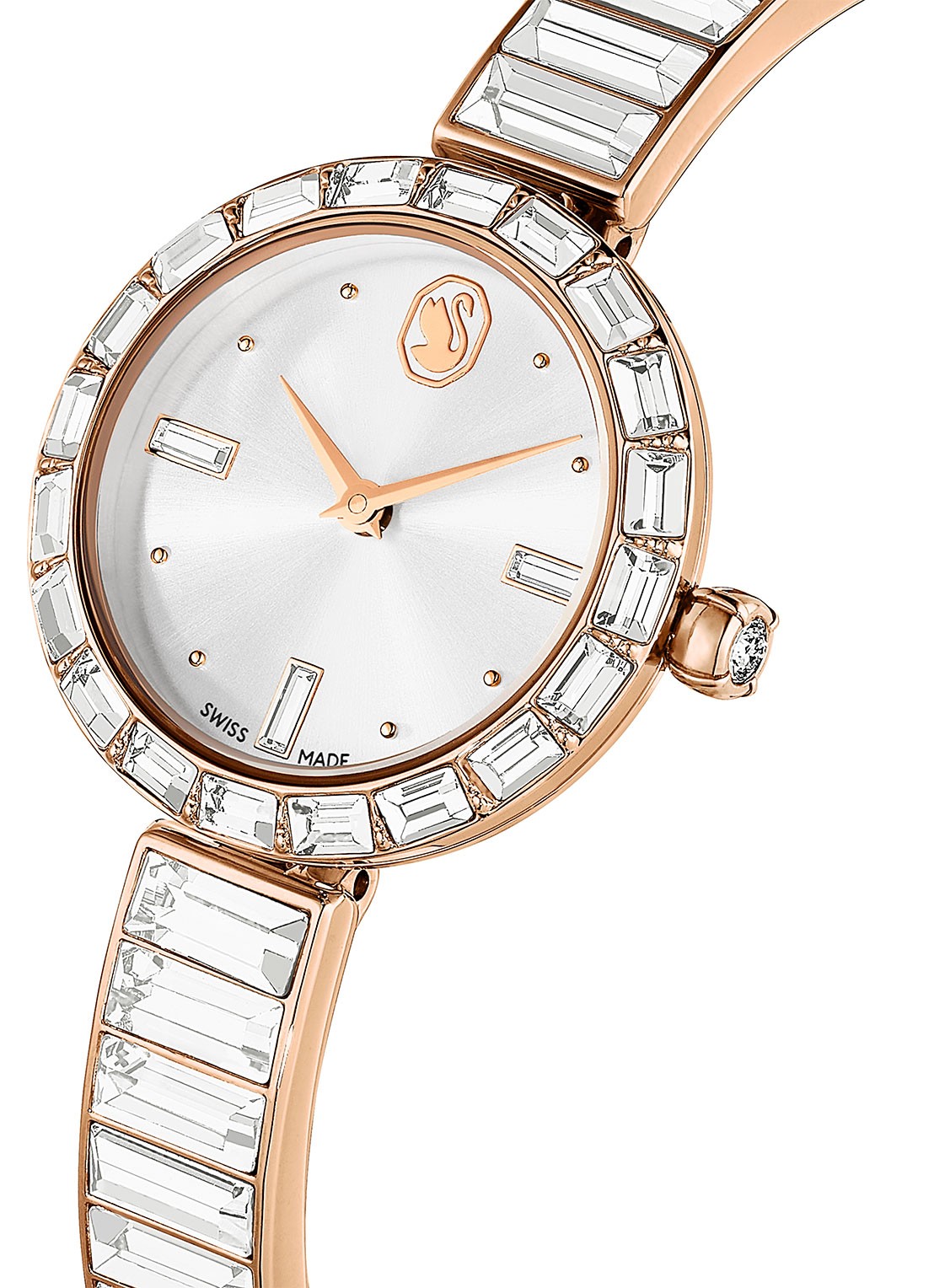Swarovski Matrix horloge met kristal 5677484 - detail 4 ivoor