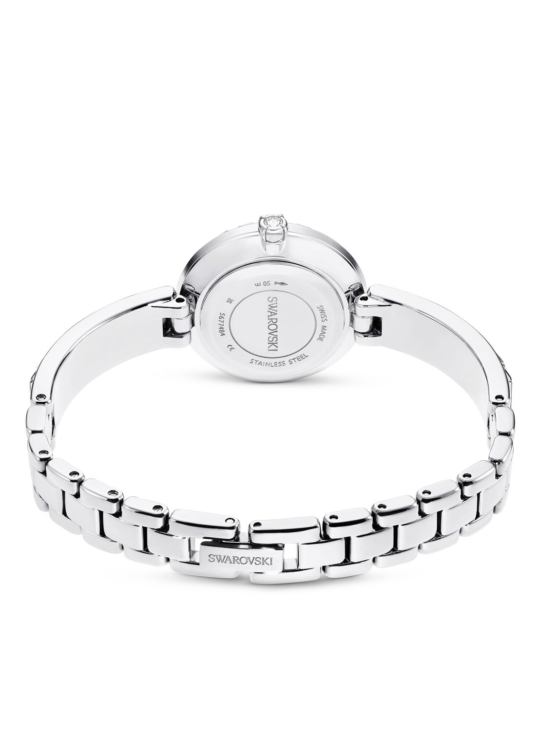 Swarovski Matrix horloge met kristal 5677487 - detail 2 zilver
