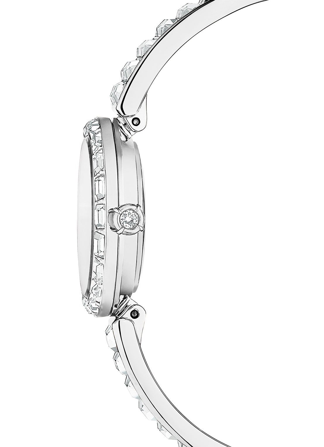 Swarovski Matrix horloge met kristal 5677487 - detail 4 zilver