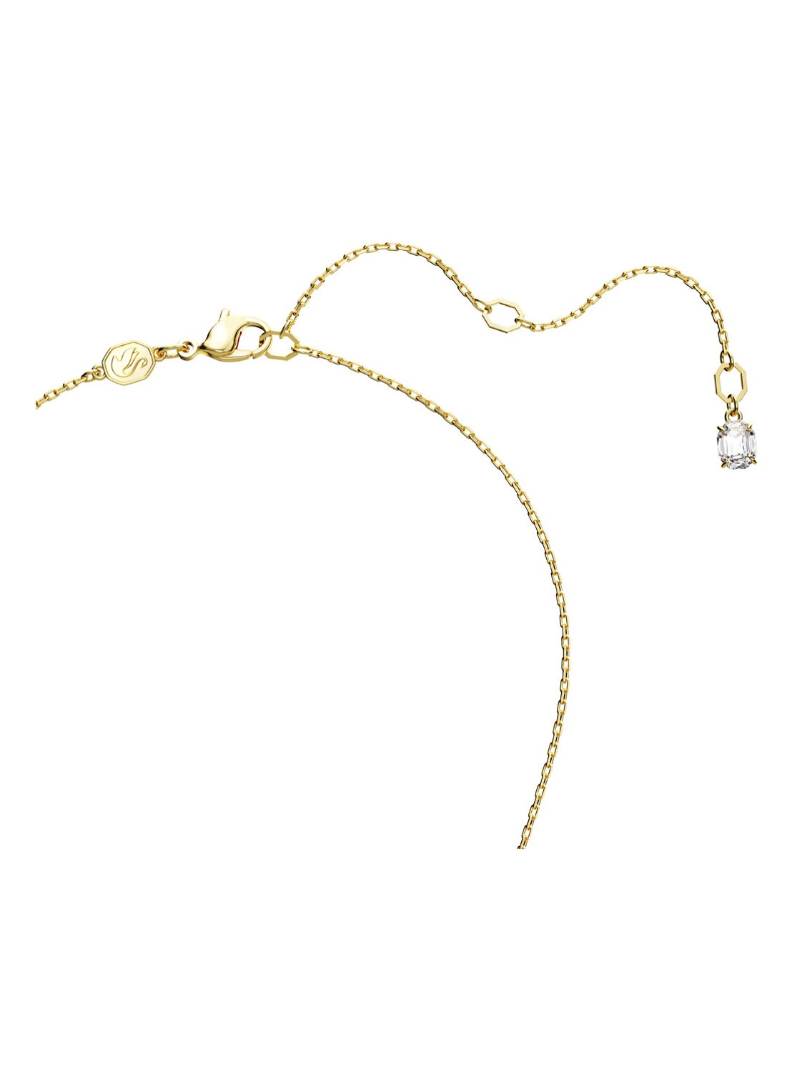 Swarovski Matrix ketting verguld - detail 3 goud