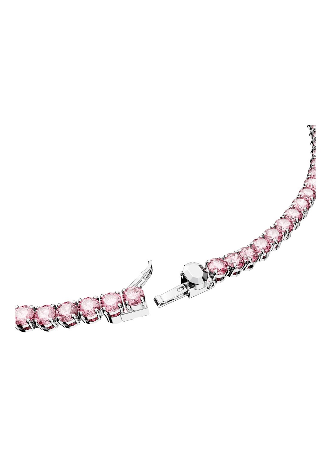 Swarovski MATRIX NECKLACE S PURPI/RHS M - detail 4 zilver