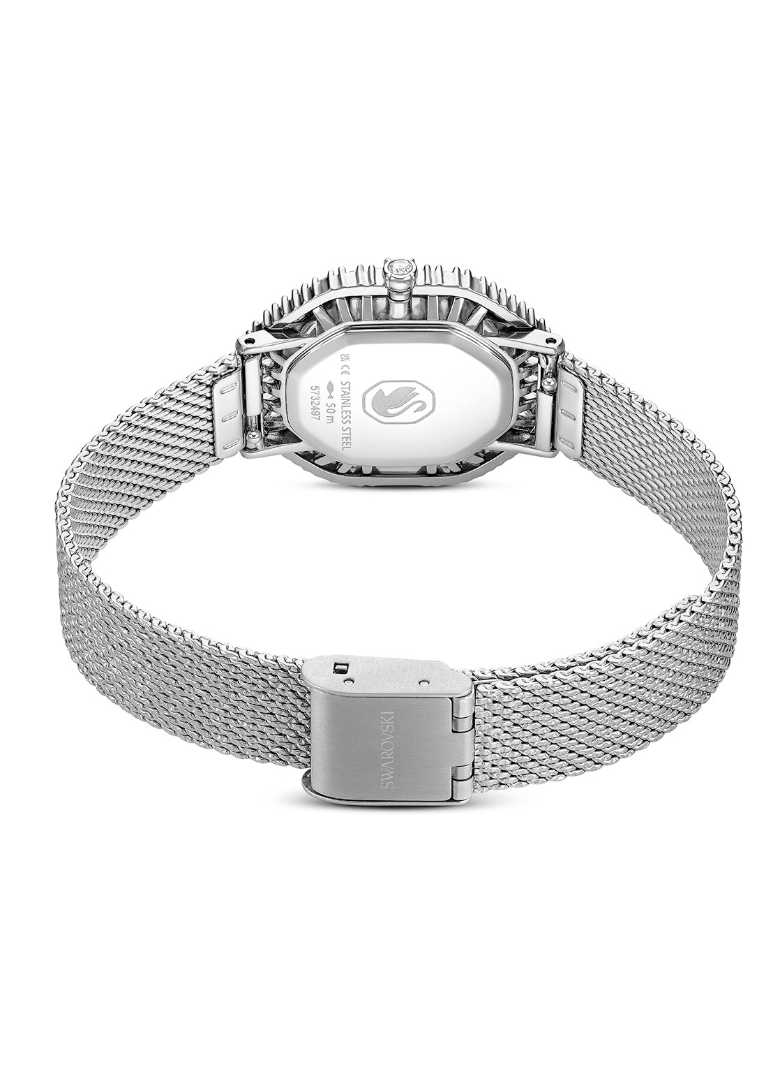 Swarovski Matrix Octagon horloge 5732498 - detail 3 zilver