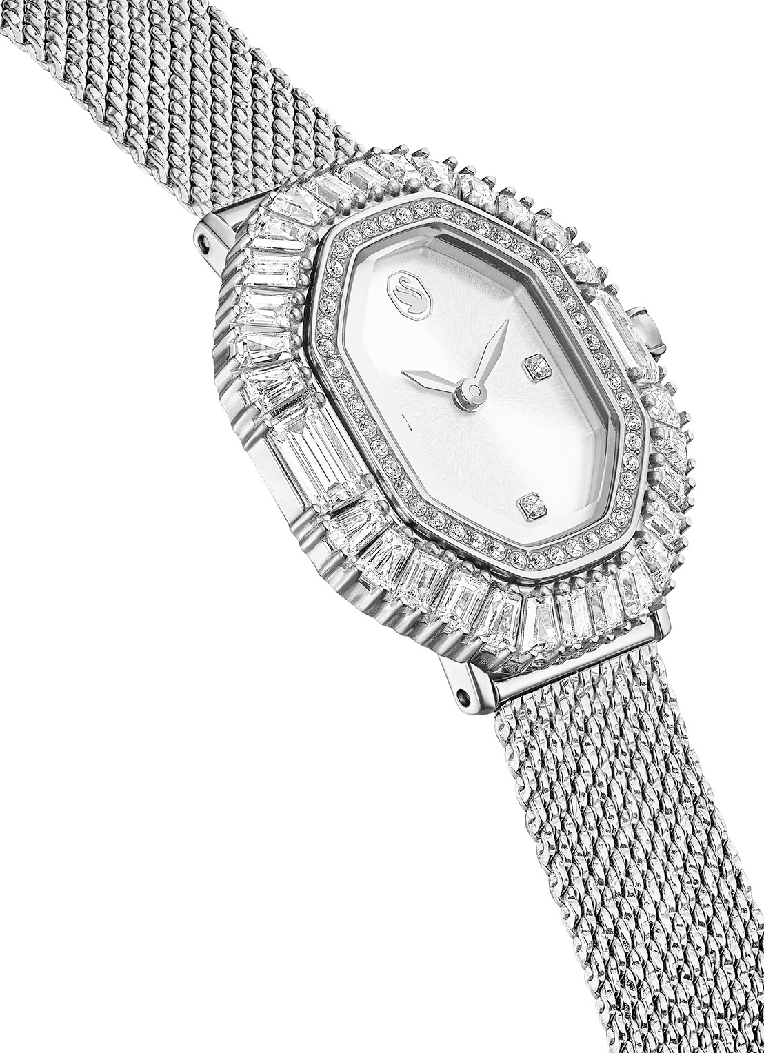 Swarovski Matrix Octagon horloge 5732498 - detail 5 zilver