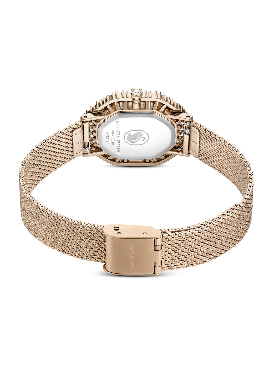 Swarovski Matrix Octagon horloge 5732501 - detail 2 goud