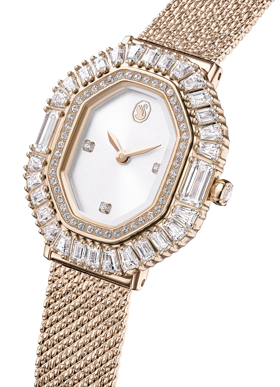 Swarovski Matrix Octagon horloge 5732501 - detail 3 goud