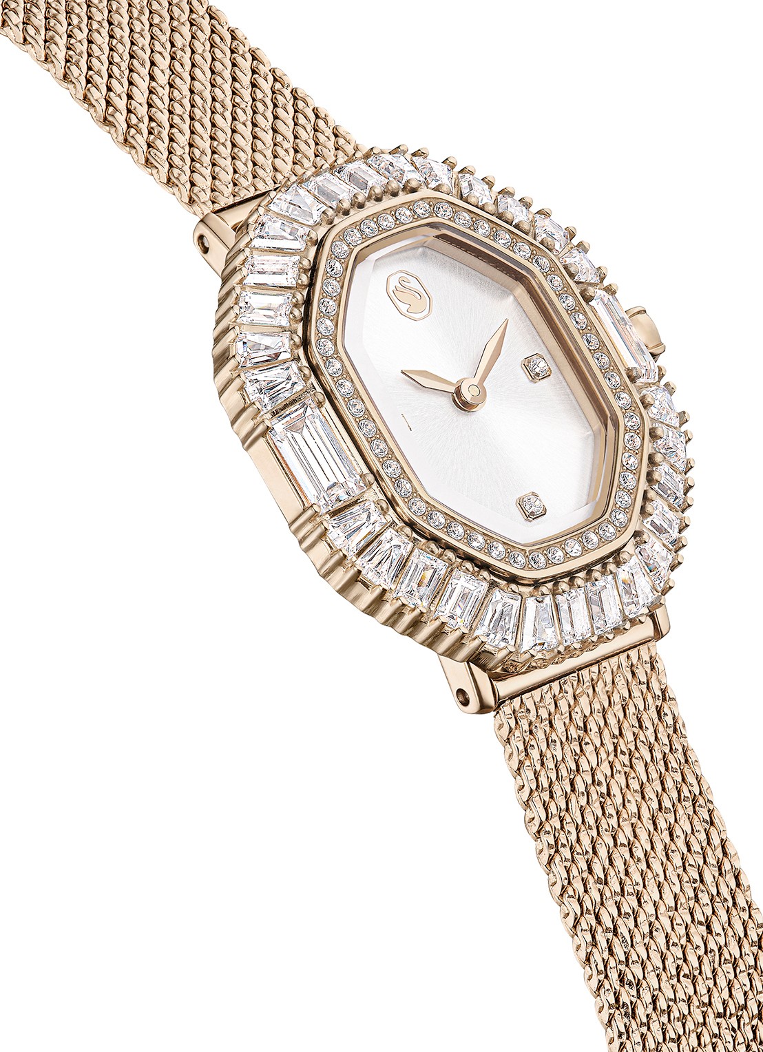 Swarovski Matrix Octagon horloge 5732501 - detail 4 goud
