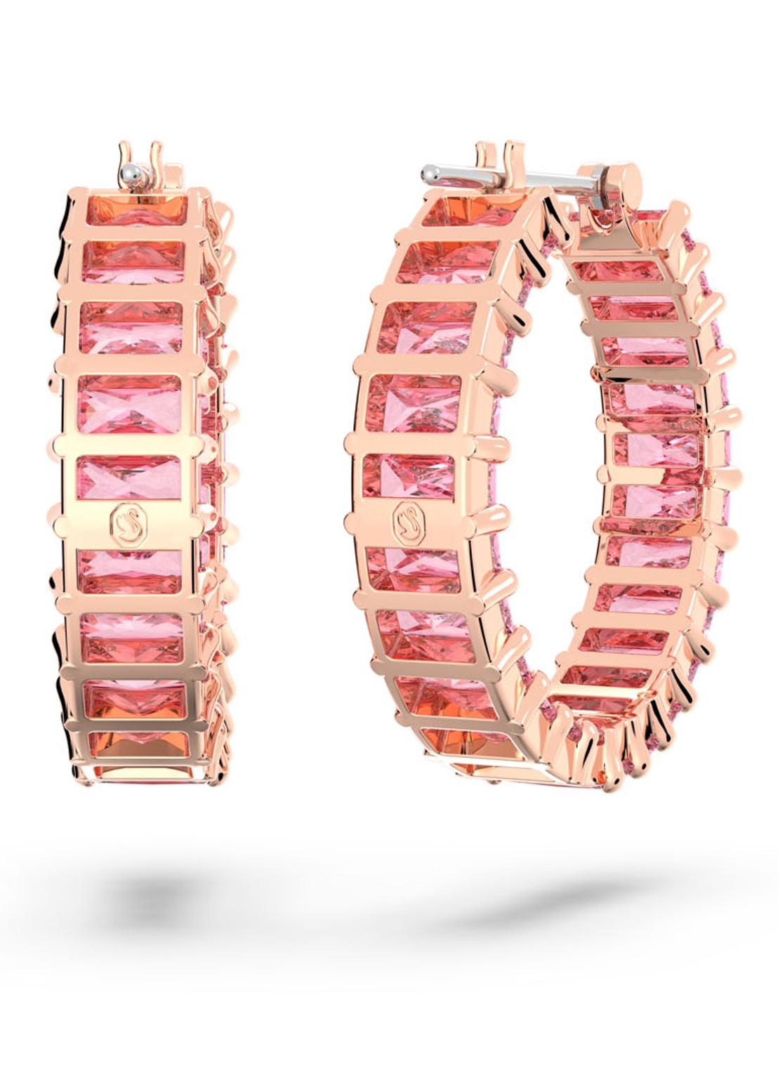 Swarovski MATRIX PE HOOP PIN/ROS - detail 4 roze
