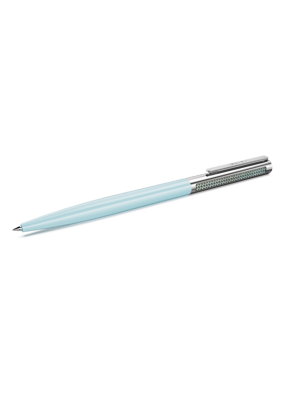 Swarovski Matrix pen met kristal - voorkant 4 donkerblauw