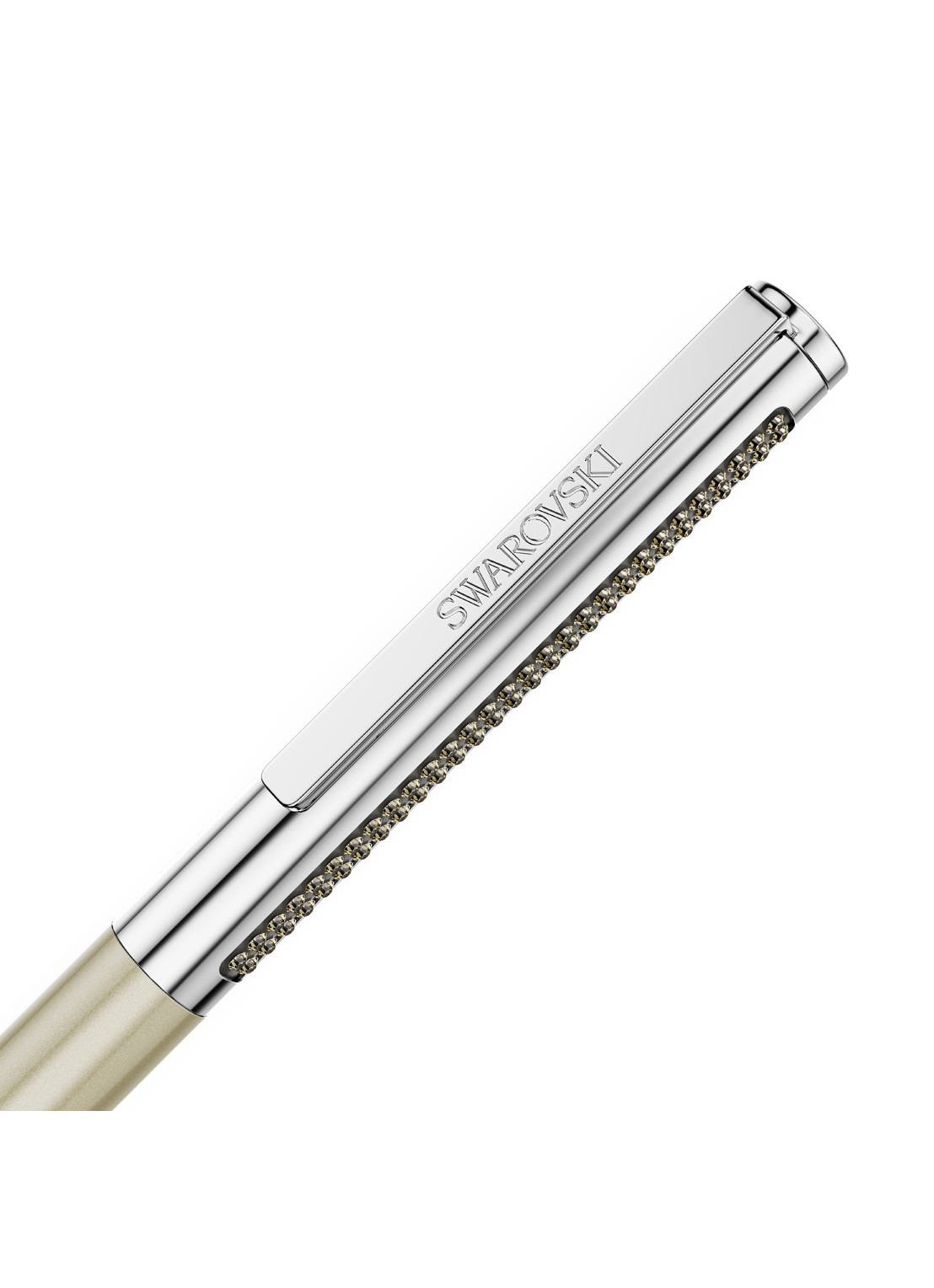 Swarovski Matrix pen met kristal - detail 3 gebroken wit