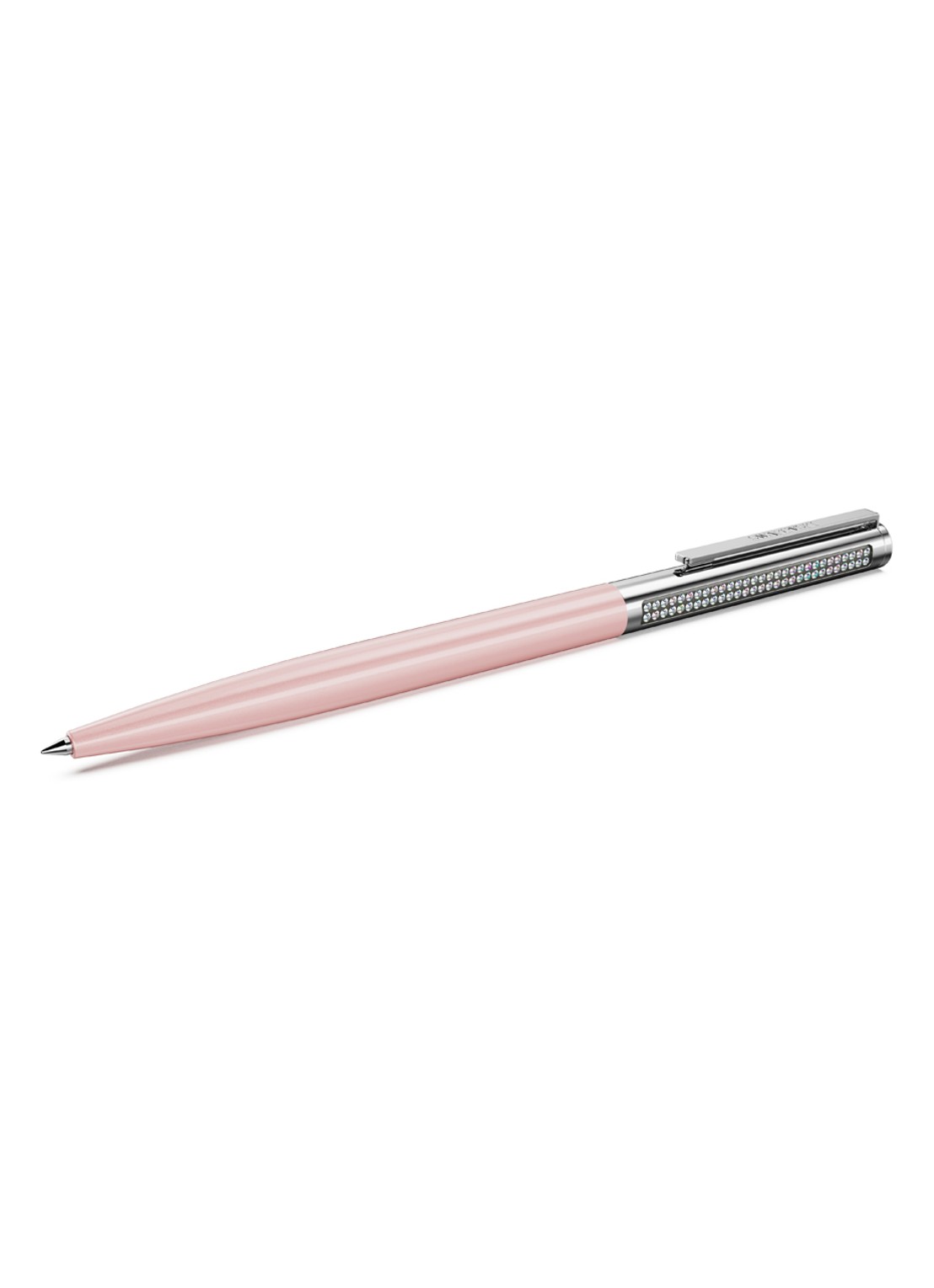 Swarovski Matrix pen met Swarovski kristal - voorkant 4 roze