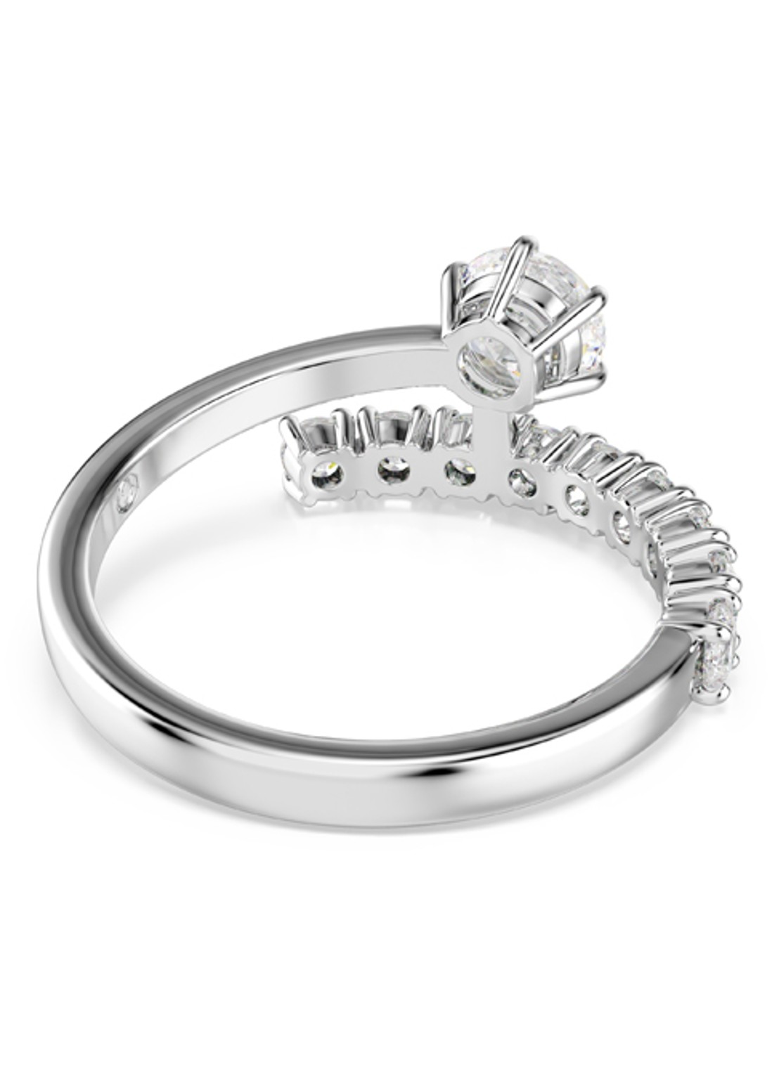Swarovski Matrix ring met kristal 55 - detail 4 zilver