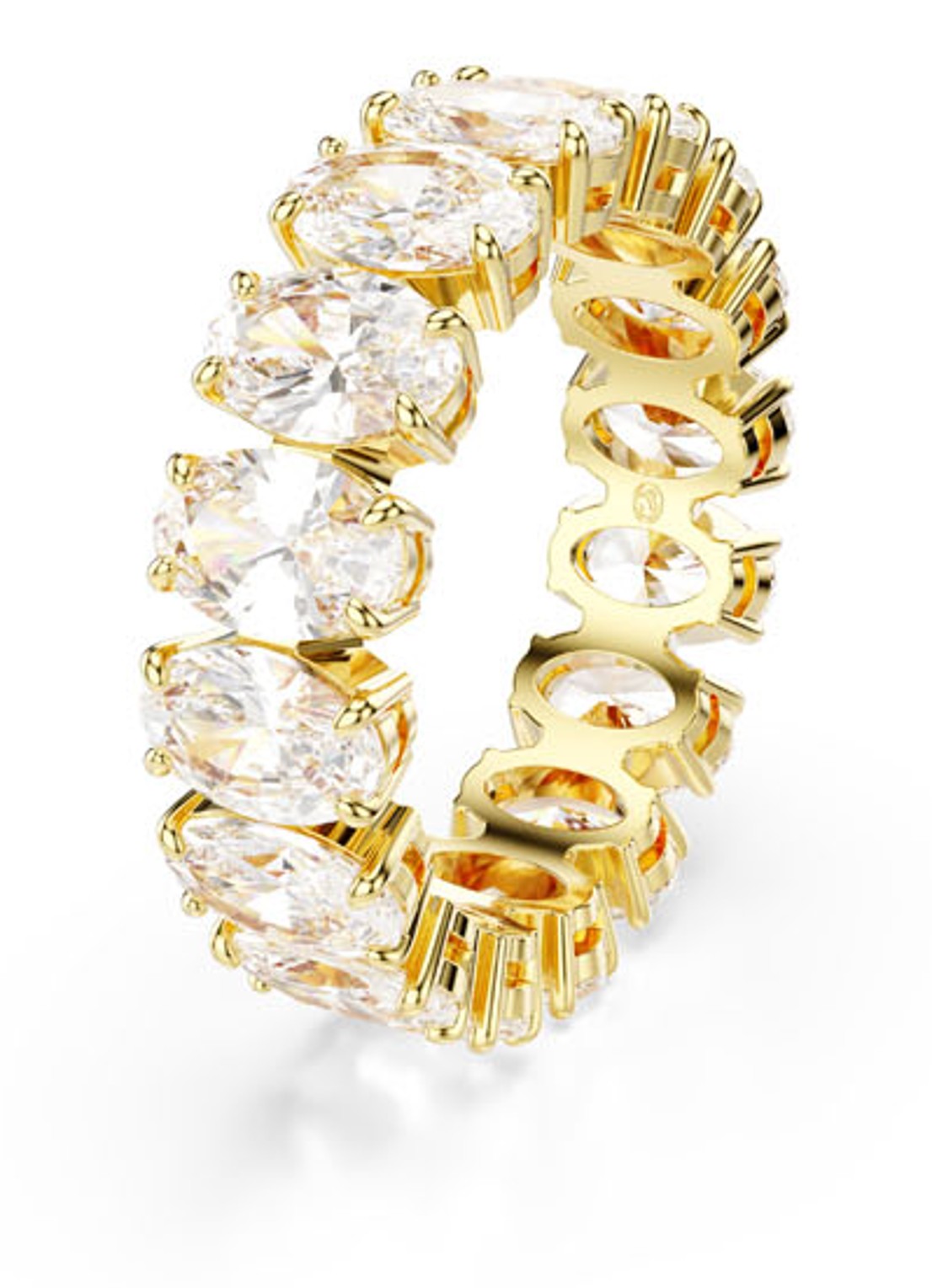 Swarovski Matrix ring verguld 55 - detail 2 goud