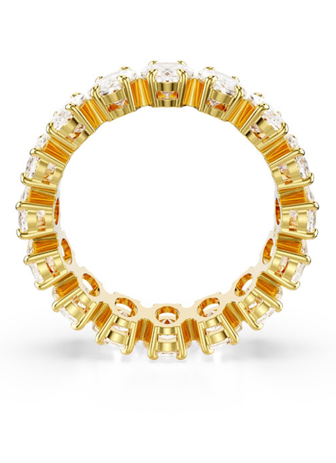 Swarovski Matrix ring verguld 55 - detail 4 goud