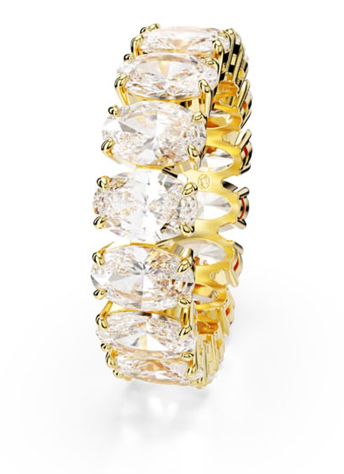 Swarovski Matrix ring verguld 60  - detail 3 goud