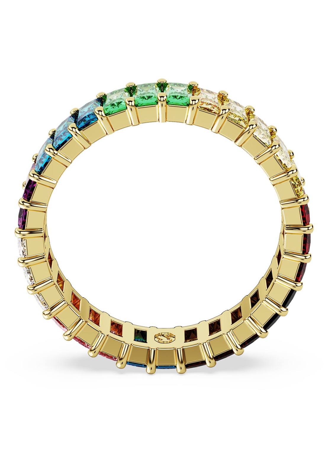 Swarovski Matrix ring verguld 62 - detail 3 goud