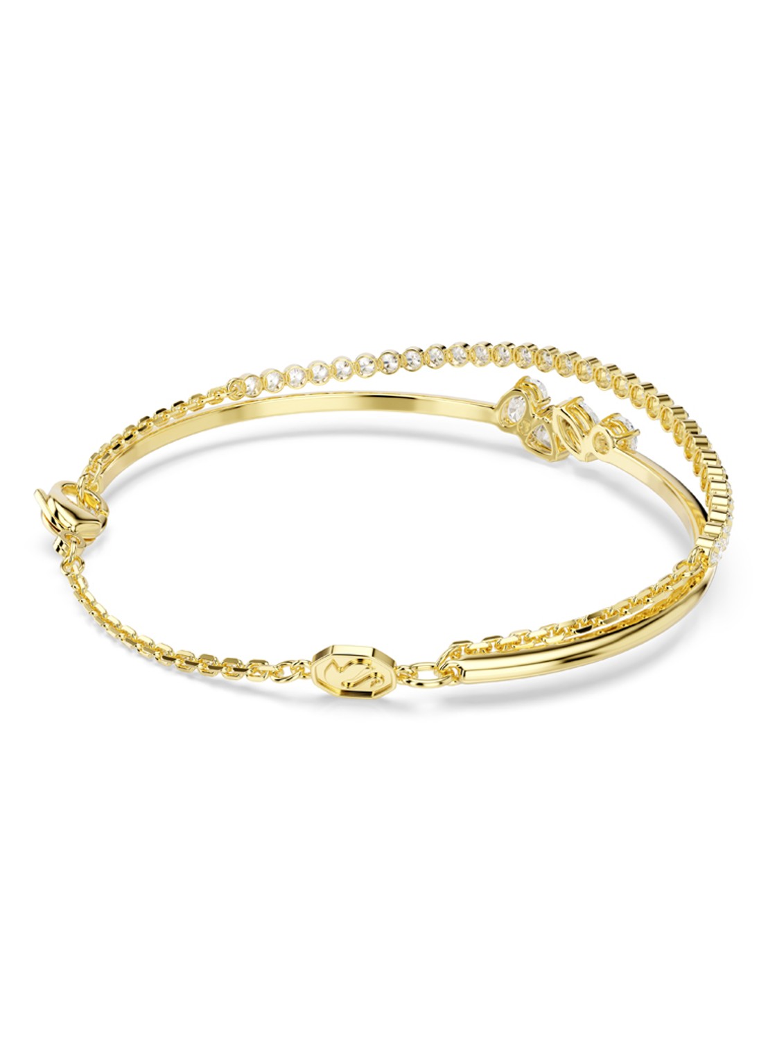 Swarovski Mesmera armband met kristal - detail 4 goud