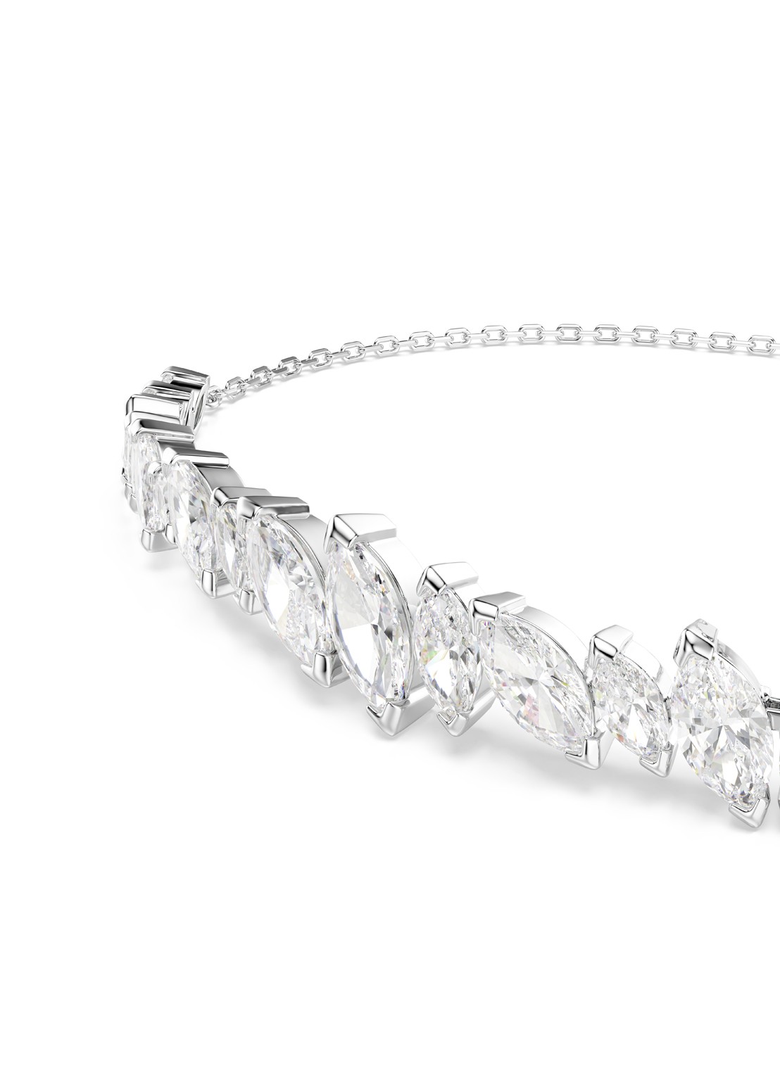 Swarovski Mesmera armband met kristal - detail zilver