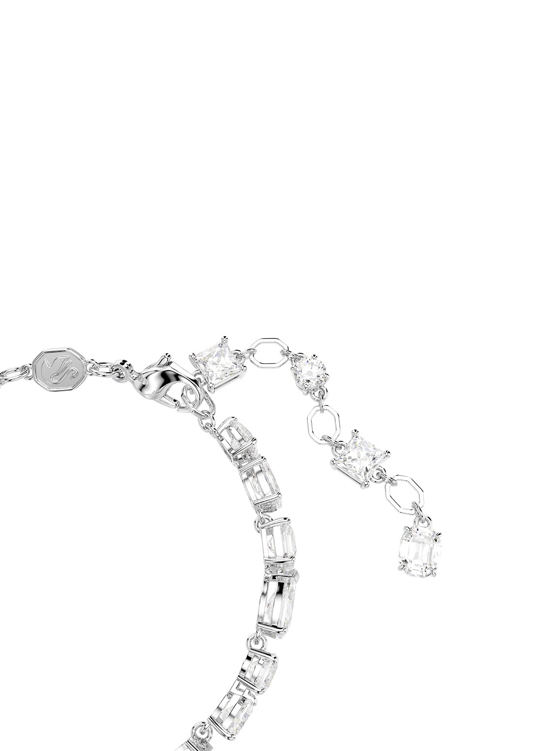 Swarovski Mesmera armband met Zirkonia M - detail 3 zilver