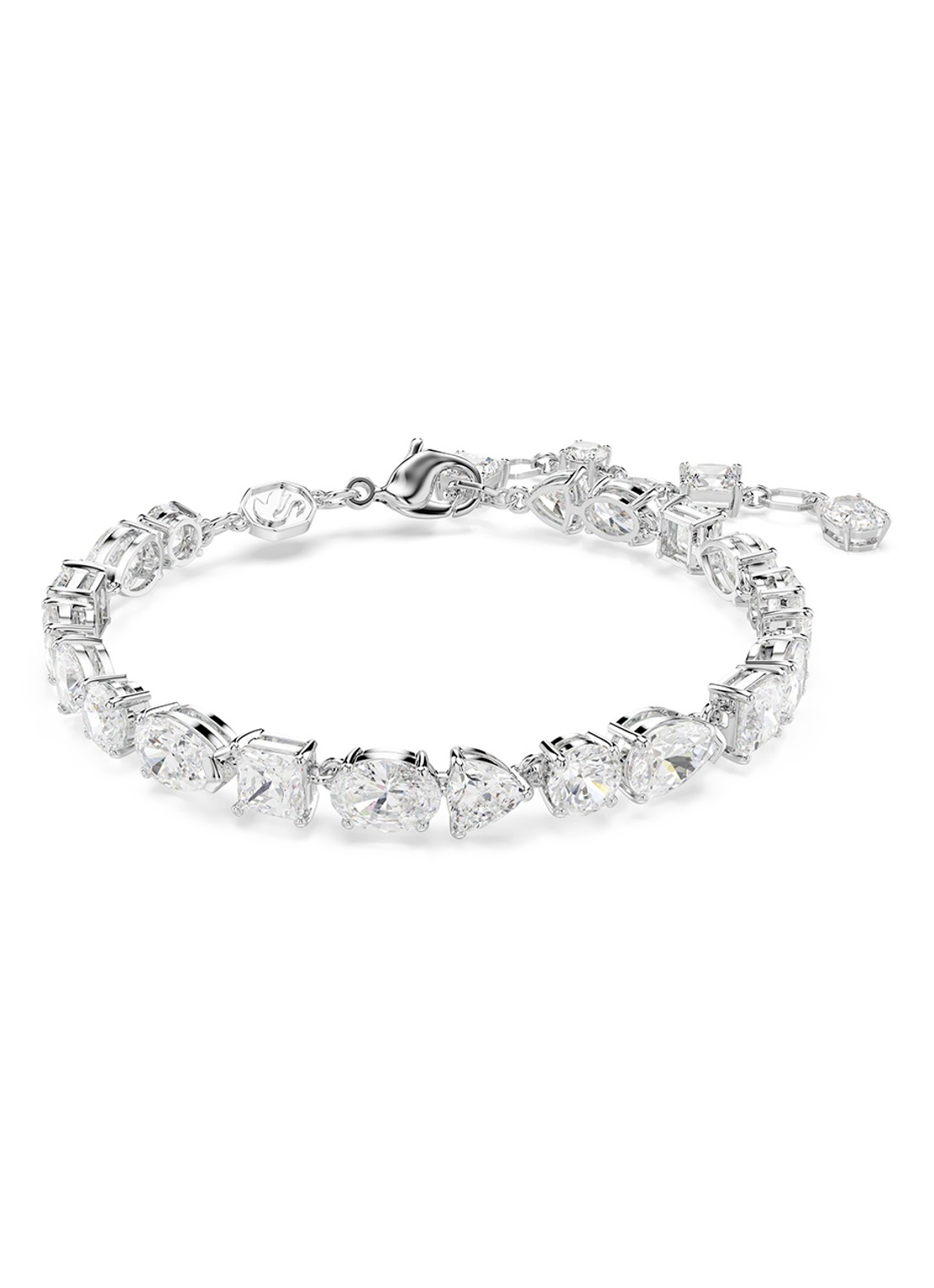 Swarovski Mesmera armband met Zirkonia M - voorkant zilver