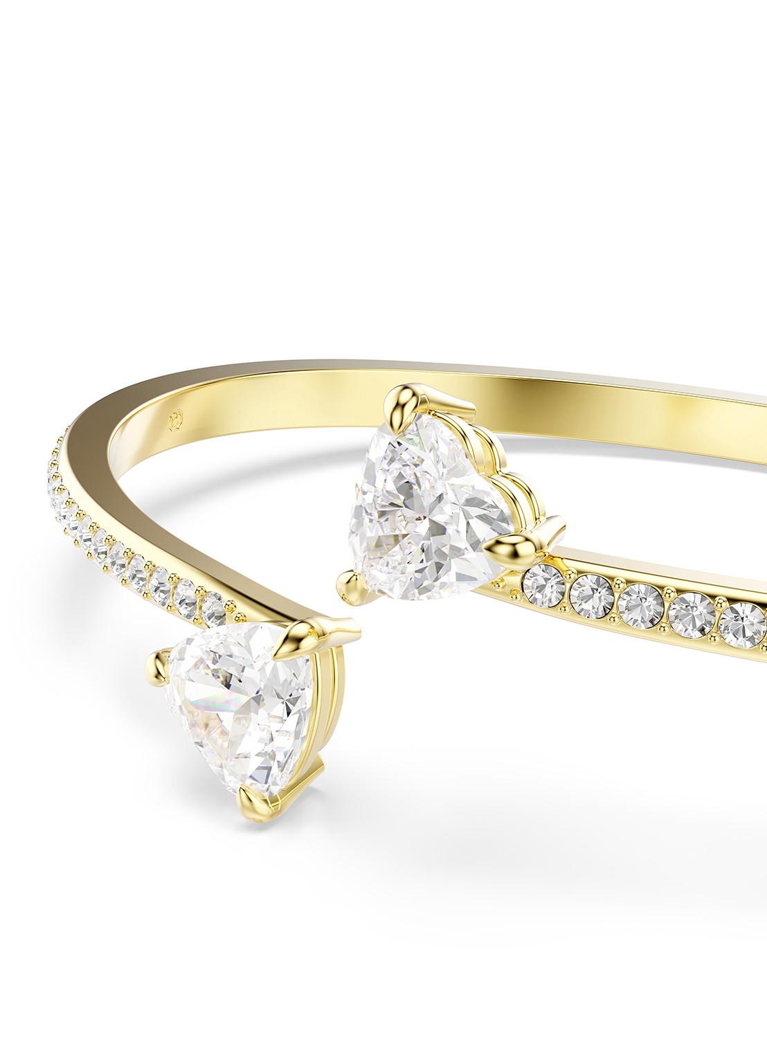 Swarovski Mesmera bangle met zirkonia L - detail 3 goud