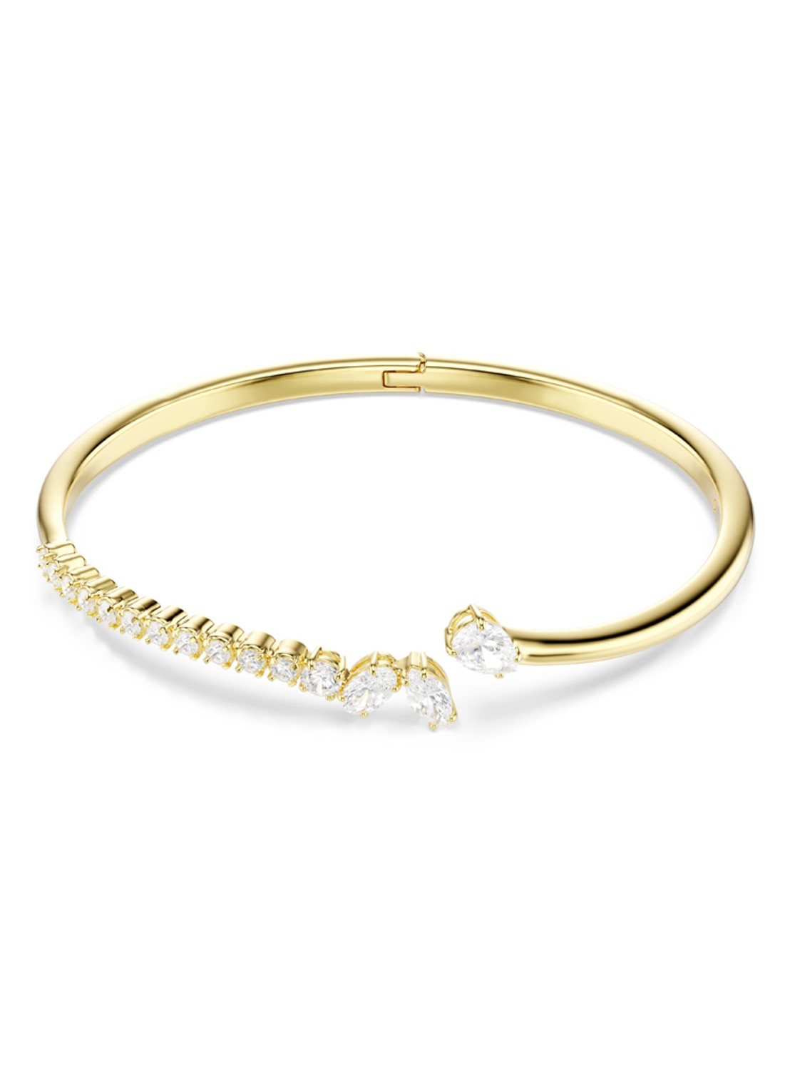 Swarovski Mesmera bangle verguld - voorkant 4 goud